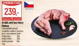 Globus Králík celý bez hlavy Globus nabídka
