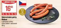 Globus Debrecínské párky Globus nabídka