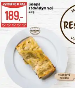 Globus Lasagne s boloňským ragú nabídka