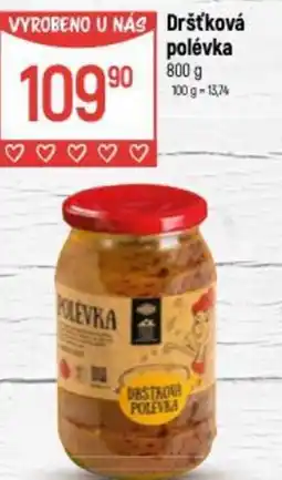 Globus Dršťková polévka nabídka