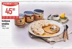 Globus Svíčková omáčka nabídka