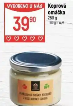Globus Koprová omáčka nabídka