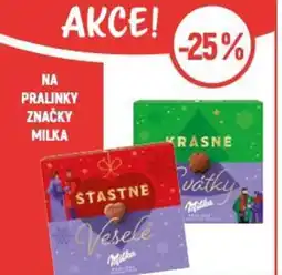 Globus Na pralinky značky MILKA nabídka