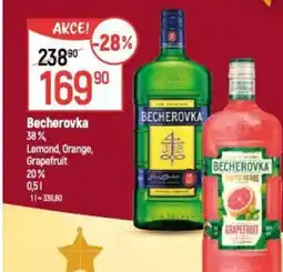 Globus Becherovka 38% nabídka