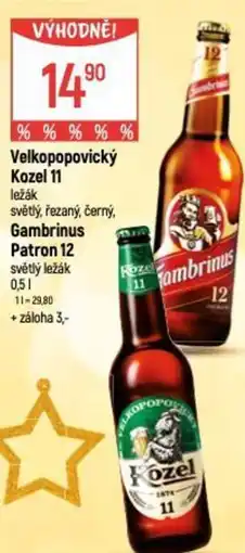 Globus Velkopopovický Kozel 11 nabídka