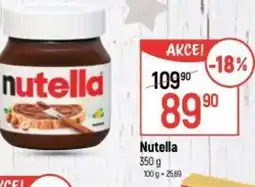 Globus Nutella nabídka