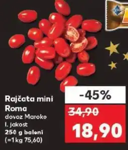 Kaufland Rajčata mini Roma nabídka