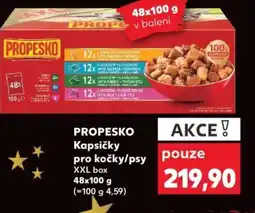 Kaufland PROPESKO Kapsičky pro kočky/psy nabídka