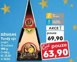 Kaufland DŽIUGAS Tvrdý sýr nabídka
