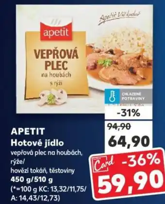 Kaufland APETIT Hotové jídlo nabídka