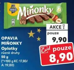 Kaufland OPAVIA Miňonky Oplatky nabídka