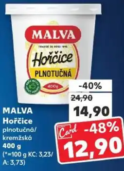 Kaufland MALVA Hořčice nabídka