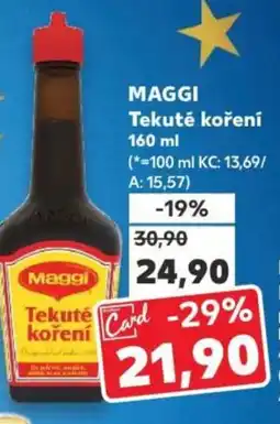 Kaufland MAGGI Tekuté koření nabídka