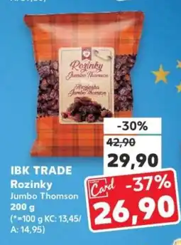 Kaufland IBK TRADE Rozinky nabídka