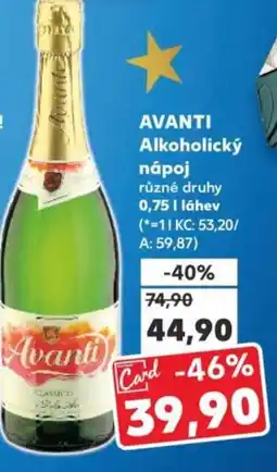 Kaufland AVANTI Alkoholický парој nabídka