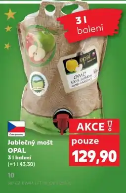 Kaufland Jablečný mošt Opal nabídka
