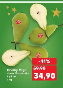 Kaufland Hrušky Migo nabídka