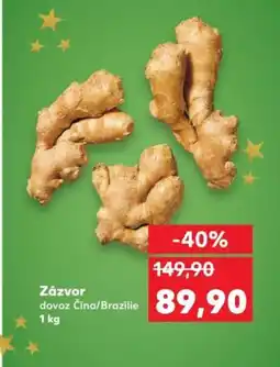 Kaufland Zázvor nabídka