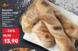 Kaufland Švýcarská bagetka světlá nabídka