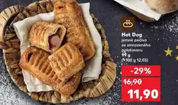 Kaufland Hot Dog nabídka