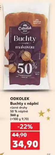 Kaufland ODKOLEK Buchty s náplní nabídka