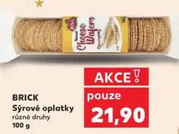 Kaufland BRICK Sýrové oplatky nabídka