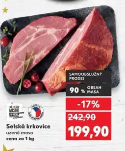 Kaufland Selská krkovice nabídka