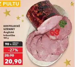 Kaufland Kostelecké Uzeniny Anglická krkovička nabídka