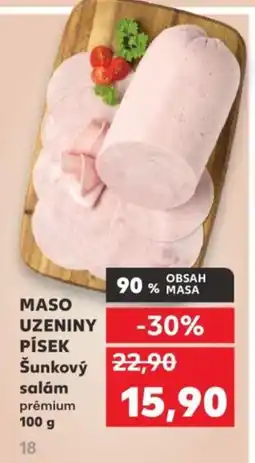 Kaufland Maso Uzeniny Písek Šunkový salám nabídka