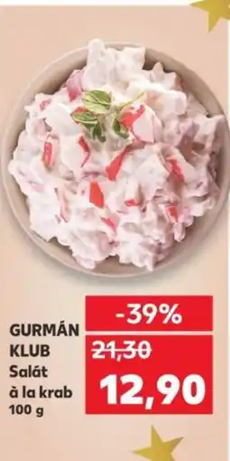 Kaufland GURMÁN KLUB Salát à la krab nabídka