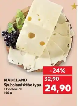 Kaufland MADELAND Sýr holandského typu nabídka