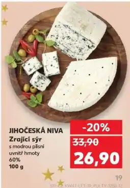 Kaufland Jihočeská Niva Zrající sýr nabídka