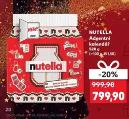 Kaufland NUTELLA Adventní kalendář nabídka