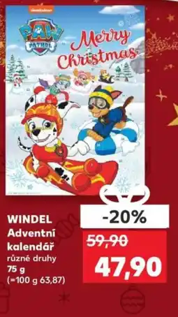 Kaufland WINDEL Adventní kalendář nabídka