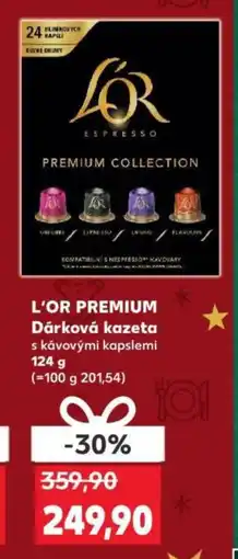 Kaufland L'OR Premium Dárková kazeta nabídka