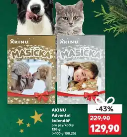 Kaufland AKINU Adventní kalendář nabídka