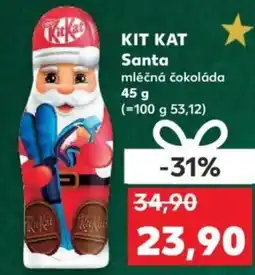 Kaufland KIT KAT Santa nabídka