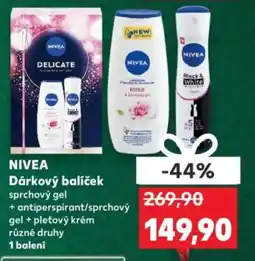 Kaufland NIVEA Dárkový balíček nabídka