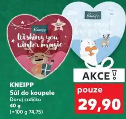 Kaufland KNEIPP Sůl do koupele nabídka