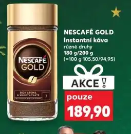 Kaufland NESCAFÉ GOLD Instantní káva nabídka