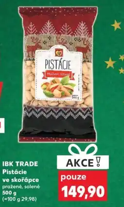 Kaufland IBK TRADE Pistácie ve skořápce nabídka