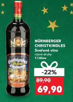 Kaufland NÜRNBERGER CHRISTKINDLES Svařené víno nabídka