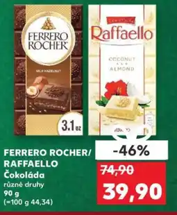 Kaufland FERRERO ROCHER/ RAFFAELLO Čokoláda nabídka