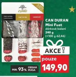 Kaufland CAN DURAN Mini Fuet nabídka
