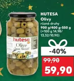 Kaufland HUTESA Olivy nabídka