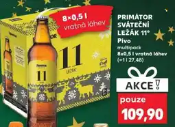 Kaufland PRIMÁTOR SVÁTEČNÍ LEŽÁK 11° Pivo nabídka
