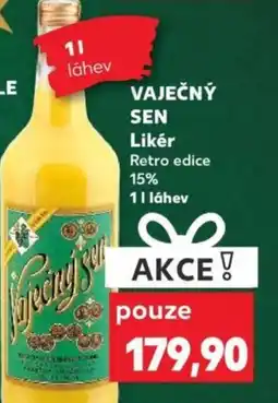 Kaufland VAJEČNÝ SEN Likér nabídka