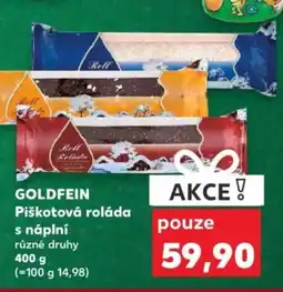 Kaufland GOLDFEIN Piškotová roláda s náplní nabídka