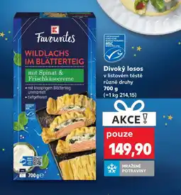 Kaufland Divoký losos nabídka