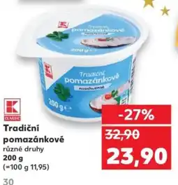 Kaufland Tradiční pomazánkové nabídka